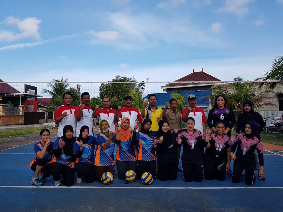 Pertandingan Persahabatan volley Ball Camat Lurah Se Balsel