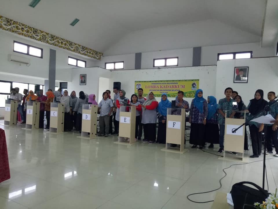 Lomba KADARKUM tingkat Kecamatan Balikpapan Selatan.