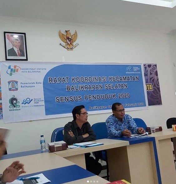 Rapat Koordinasi Kecamatan Balikpapan Selatan Sensuk Penduduk