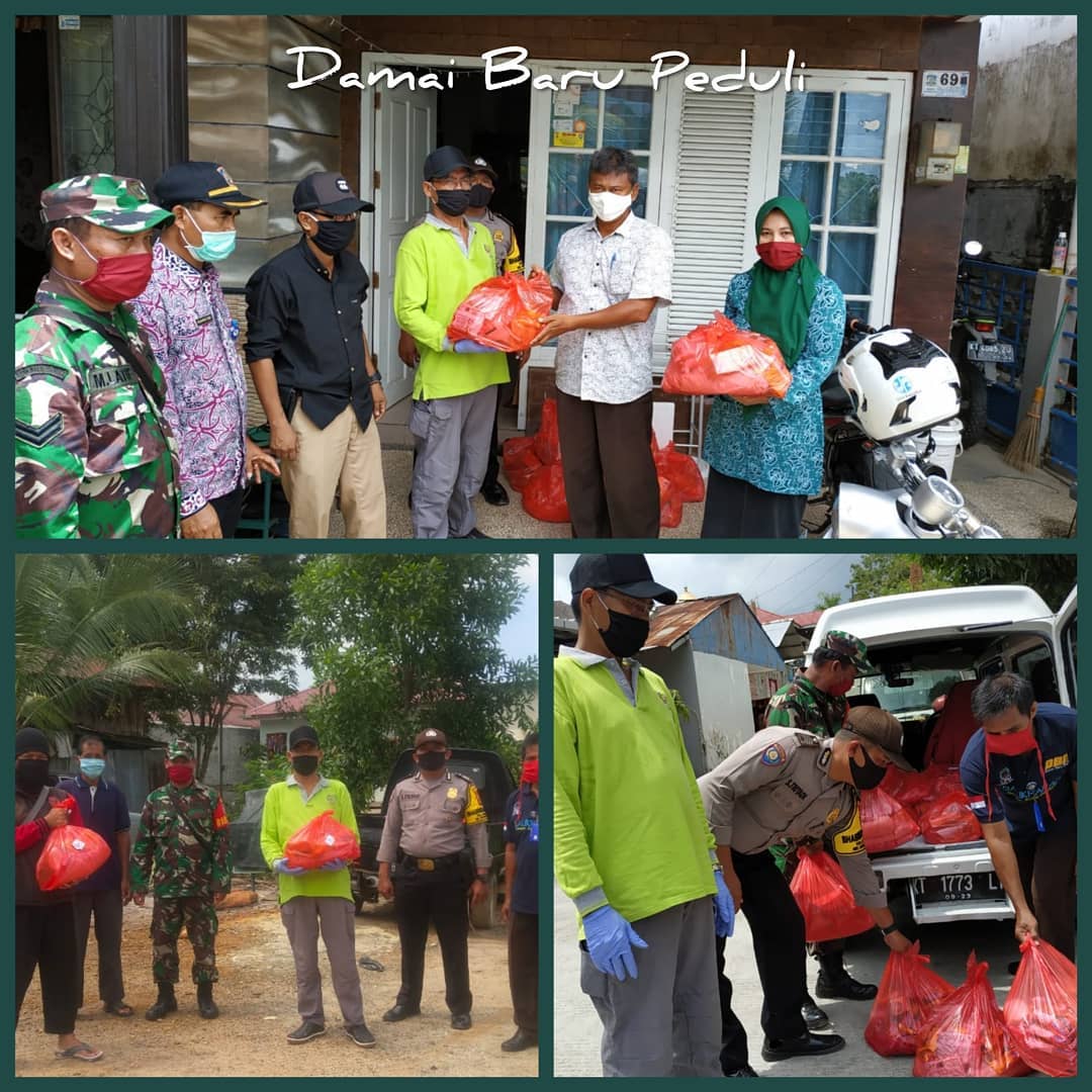 Penyaluran Sembako di Kel. Damai Baru