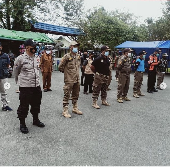 Penegakan Prokes Pemberlakuan Pembatasan Kegiatan Masyarakat (PPKM)