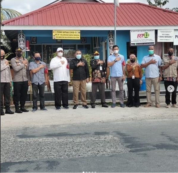 Kunjungan Baharkam Mabes Polri di RT 31 BDS Kel.Damai Bahagia Kecamatan Balikpapan Selatan