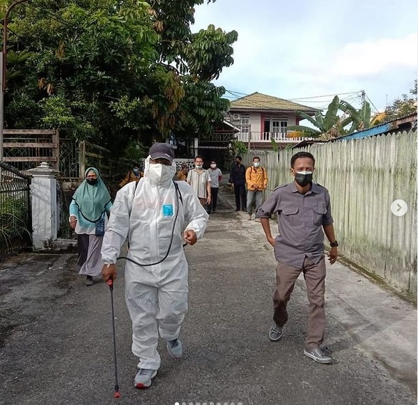 Giat PPKM Mikro Kelurahan Damai Baru dan Kelurahan Gunung Bahagia Kecamatan Balikpapan Selatan