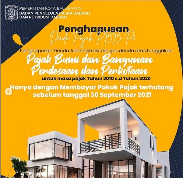 Penghapusan Denda Pajak PBB-P2