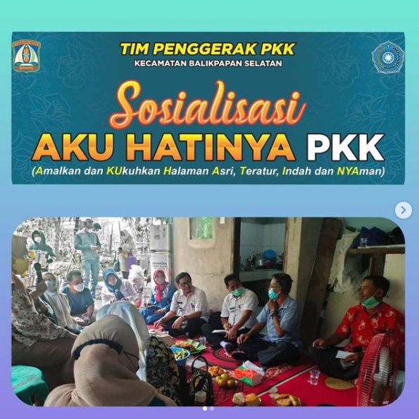 Pendampingan sosialisasi AKU HATINYA PKK 