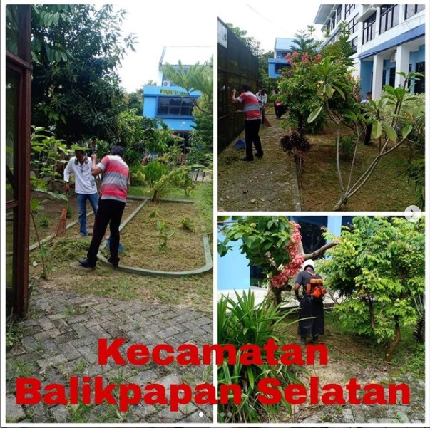 Jum'at, 15 Oktober 2021  Kegiatan Jum'at bersih di Kelurahan dan Kecamatan Balikpapan Selatan