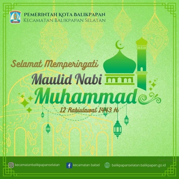 Selamat memperingati Maulid Nabi Muhammad SAW