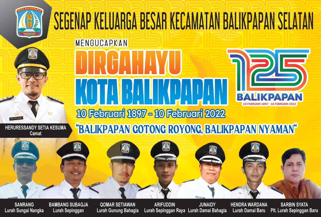 DIRGAHAYU KOTA BALIKPAPAN KE-125