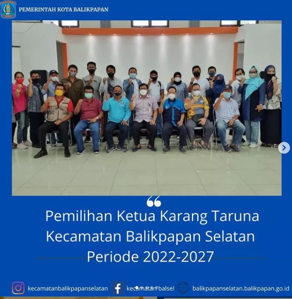 Pemilihan Ketua Karang Taruna Kecamatan Balikpapan Selatan periode 2022-2027