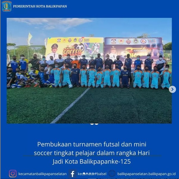 Pembukaan Turnamen Futsal dan Mini Soccer Tingkat Pelajar