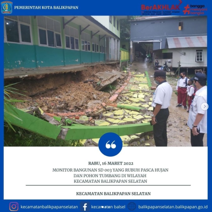 MONITORING TANAH LONGSOR DI WILAYAH KECAMATAN BALIKPAPAN SELATAN