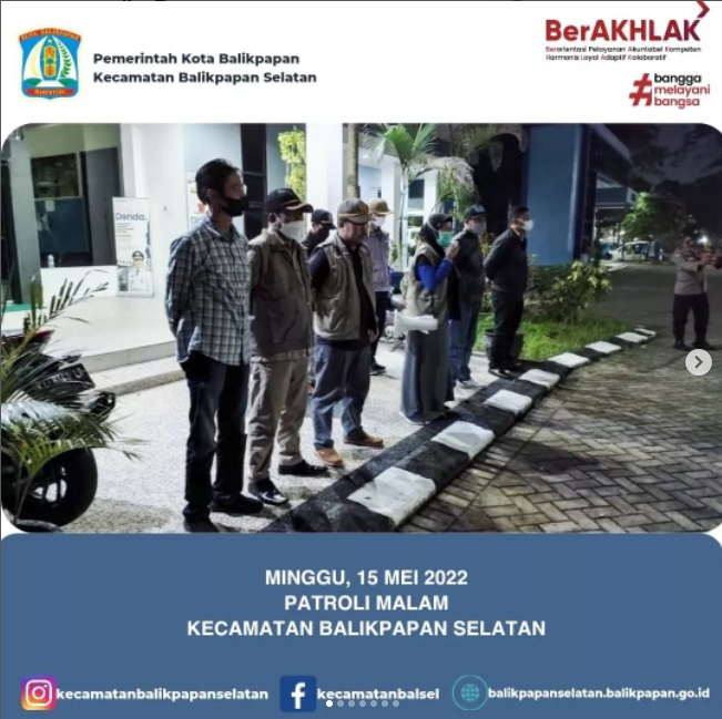 PATROLI MALAM KECAMATAN BALIKPAPAN SELATAN