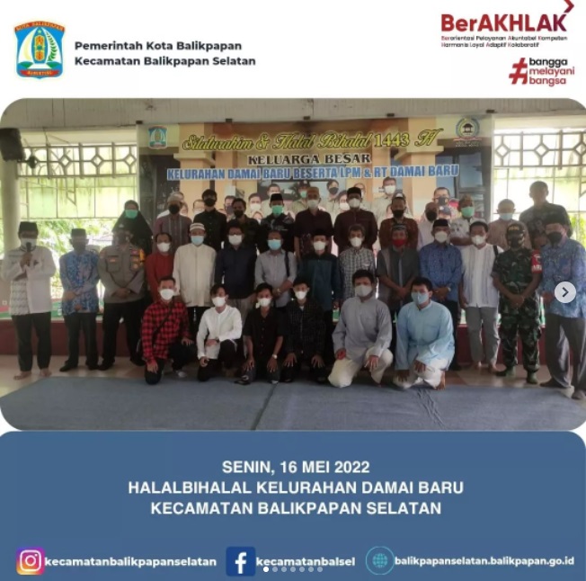 HALAL BIHALAL KELURAHAN DAMAI BARU