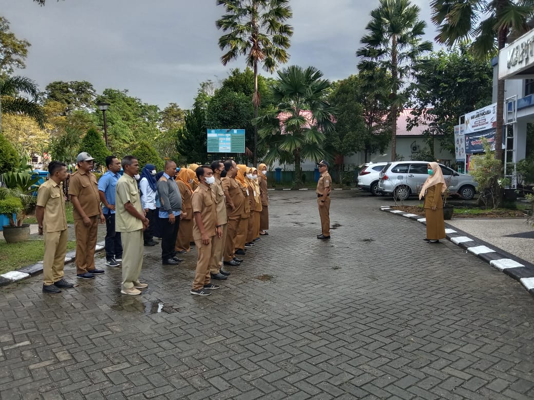 Apel Senin pegawai di lingkungan Kecamatan Balikpapan Selatan