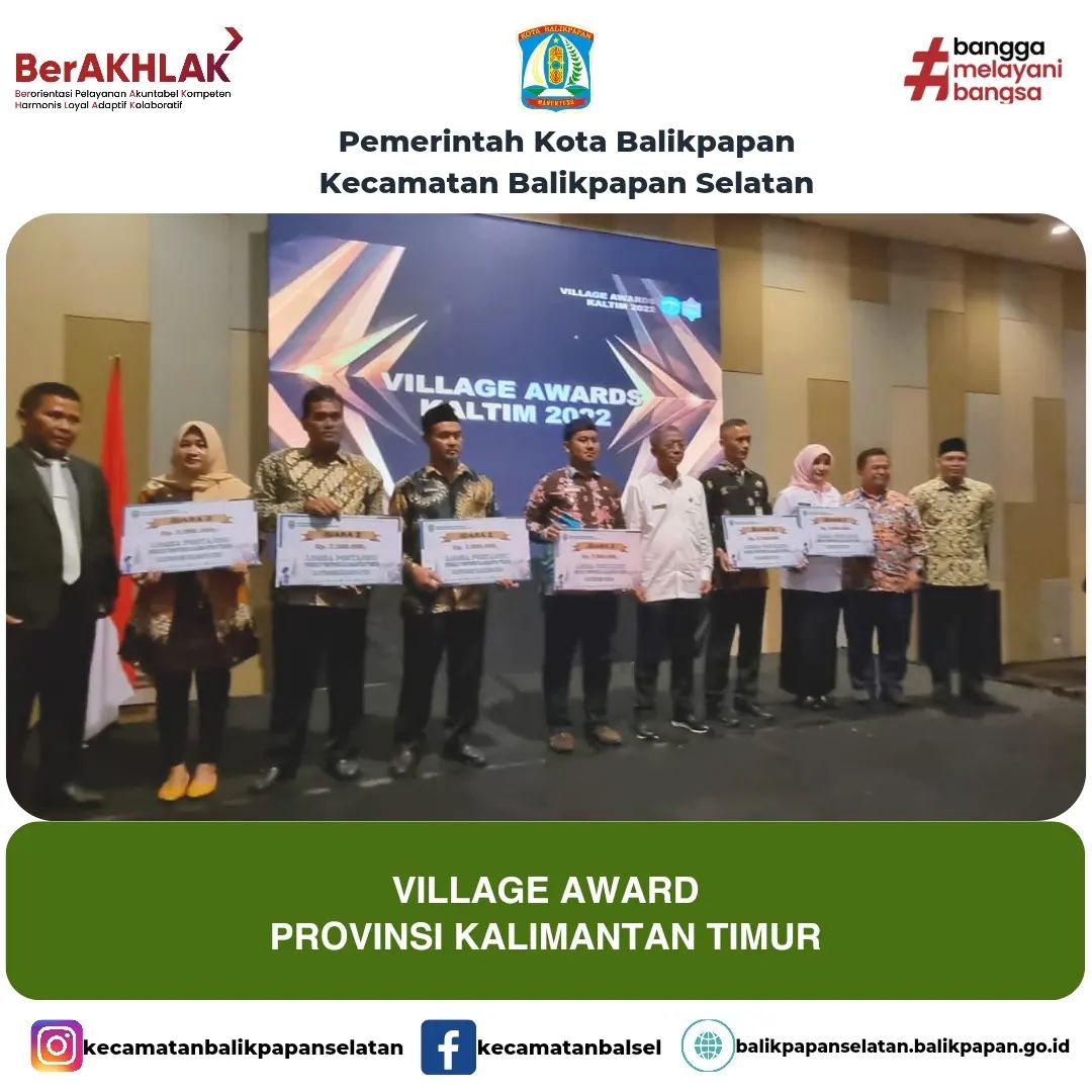 VILLAGE AWARD KALTIM 2022