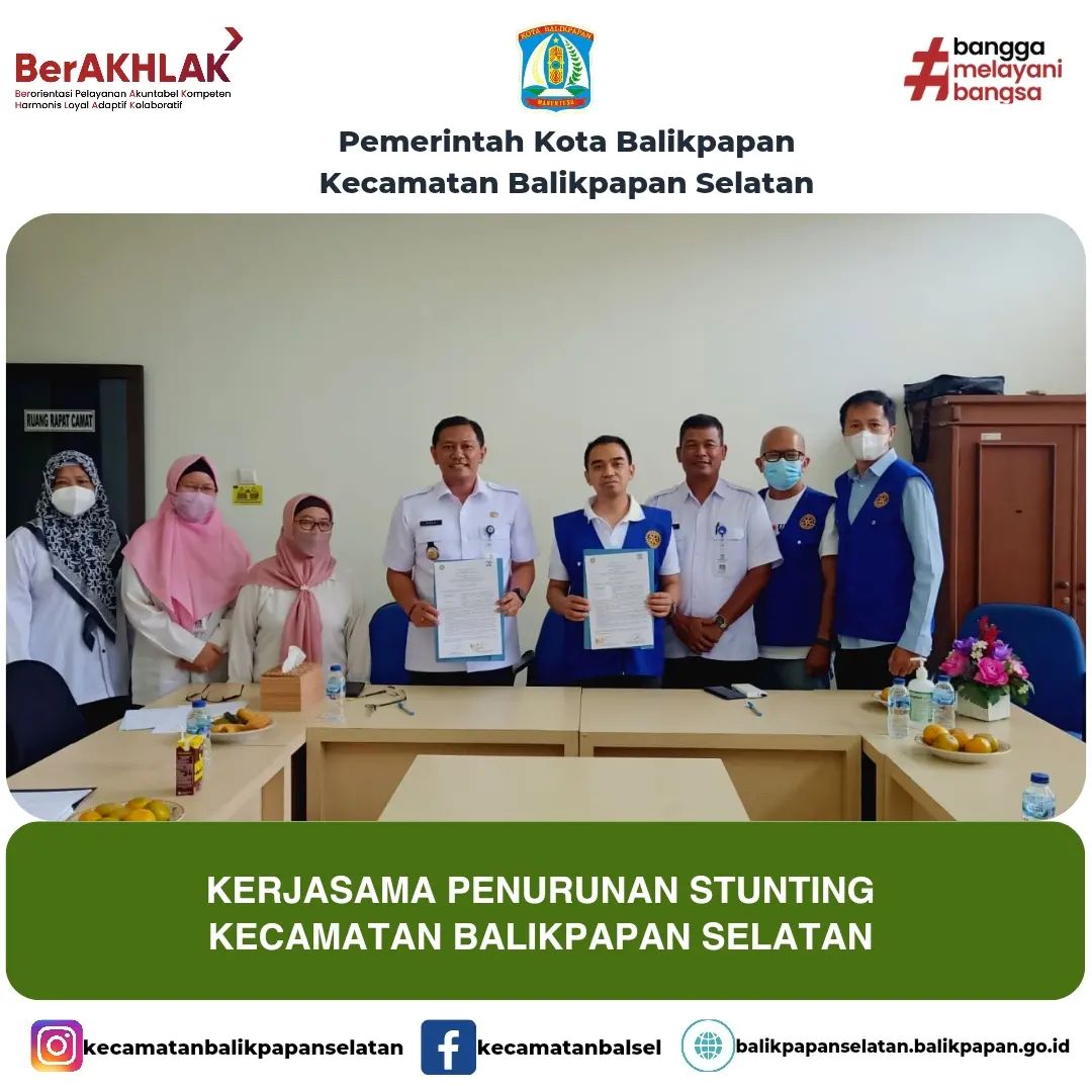 KERJASAMA PENURUNAN STUNTING KECAMATAN BALIKPAPAN SELATAN