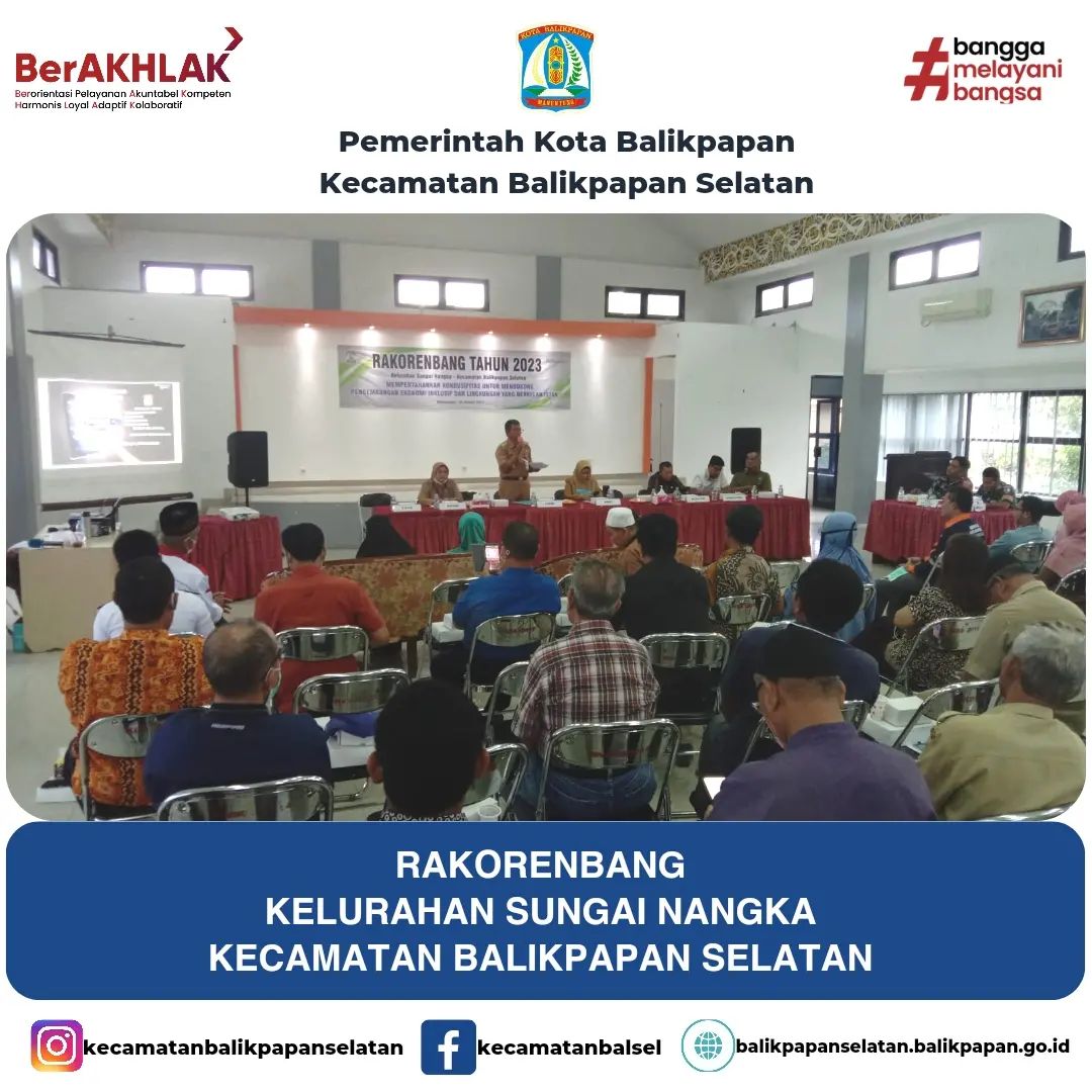 Rapat Koordinasi Perencanaan Pembangunan (Rakorenbang) Kelurahan Sungai Nangka