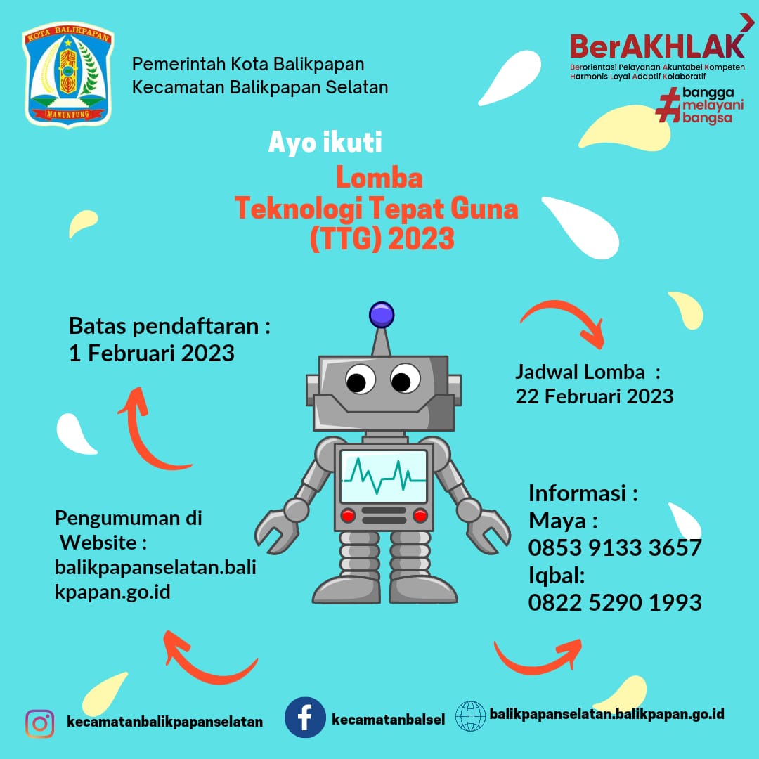 LOMBA TEKNOLOGI TEPAT GUNA KECAMATAN BALIKPAPAN SELATAN