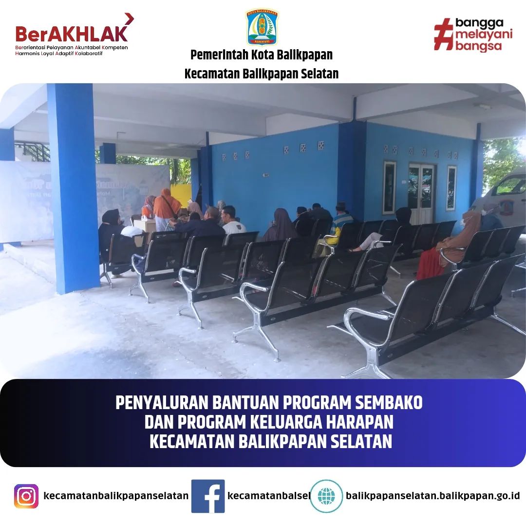 PENYALURAN BANTUAN SEMBAKO PROGRAM KELUARGA HARAPAN